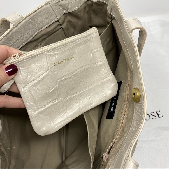 Japanese brand Bardot Rose leather tote - Picture 5 of 6